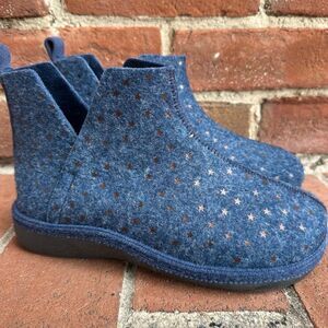 Unity in Diversity Palma Wool Slipper Booties Starry Blue EU 37 NEW